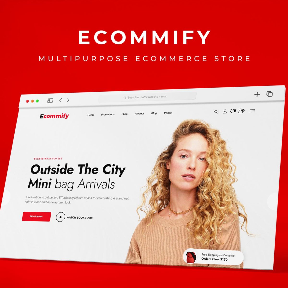 Ecommify – Multipurpose Ecommerce Store