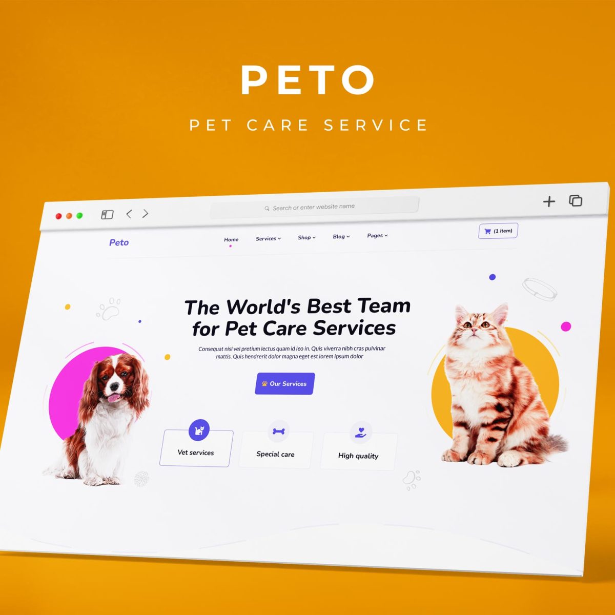 Peto - Pet Care Service